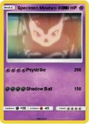 Specimen Mewtwo
