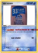 sun screen