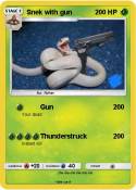 Snek with gun