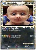 1 tooth baby