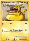 evil Pikachu