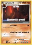the high ground