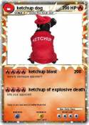 ketchup dog