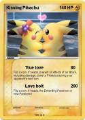 Kissing Pikachu