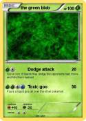 the green blob the green blob