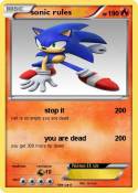 sonic rules