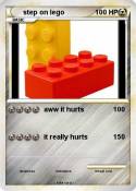 step on lego