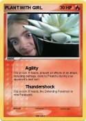 PLANT WITH GIRL