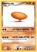hopping egg
