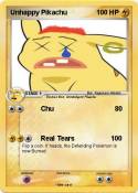 Unhappy Pikachu