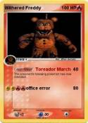 Withered Freddy