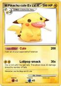 M Pikachu cute
