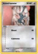 Armed hamster
