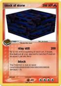 block of stone block of stone