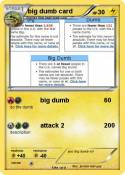 big dumb card big dumb card