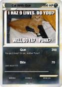 Cat With Gun