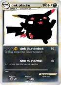 dark pikachu dark pikachu