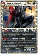 Dark spiderman