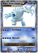 Super Snow Golem Super Snow