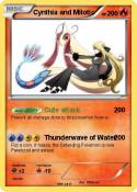 Cynthia and Milotic Cynthia and
