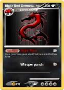 Black Red Demon