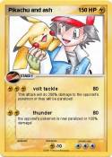Pikachu and ash
