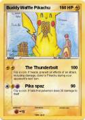Buddy Waffle Pikachu Buddy Waffle
