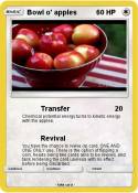 Bowl o' apples