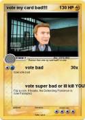 vote my card