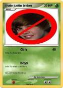 i hate justin
