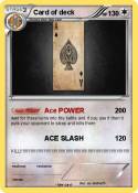Card of deck