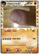Kiana's toe EX