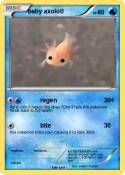 baby axolotl