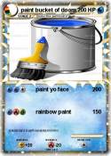 paint bucket of