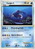Kyogre Z