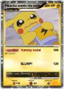 Pikachu wants