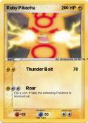 Ruby Pikachu