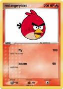 red angery bird