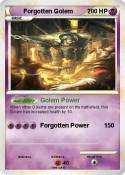 Forgotten Golem