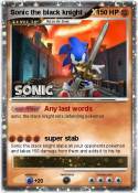Sonic the black