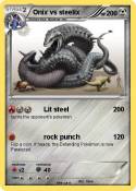 Onix vs steelix