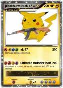 pikachu with ak
