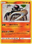 Wed monster