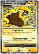 THUNDER GROUDON