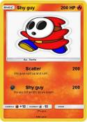 Shy guy