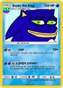 Sonic the frog