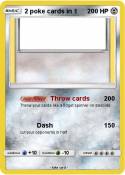 2 poke cards in