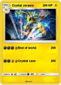 Crystal zeraora