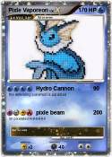 Pixle Vaporeon