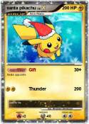 santa pikachu